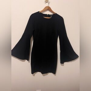 AQUA Black Long Sleeve Dress Size Small